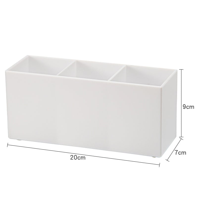 Uredska kutija za pohranu s tri pretinca, plastika, model 9022, kapacitet 1 L