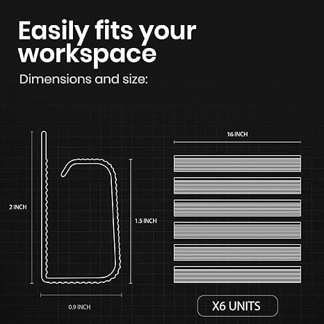 Gino protection Αυτοκόλλητος PVC αγωγός καλωδίων για επιτραπέζιο χώρο και σετ διαχείρισης καλωδίων; κάλυμμα καλωδίων και οργανωτής