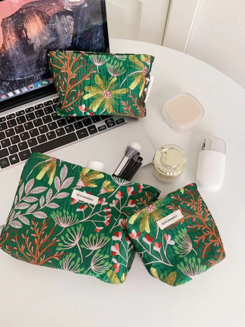 YETONADO kozmetikai táska | poliészter, bélés vászon, vízszintes négyzet alakú forma, cipzár, friss és édes stílus