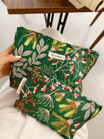 YETONADO kozmetikai táska | poliészter, bélés vászon, vízszintes négyzet alakú forma, cipzár, friss és édes stílus