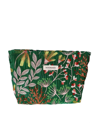 YETONADO kozmetikai táska | poliészter, bélés vászon, vízszintes négyzet alakú forma, cipzár, friss és édes stílus