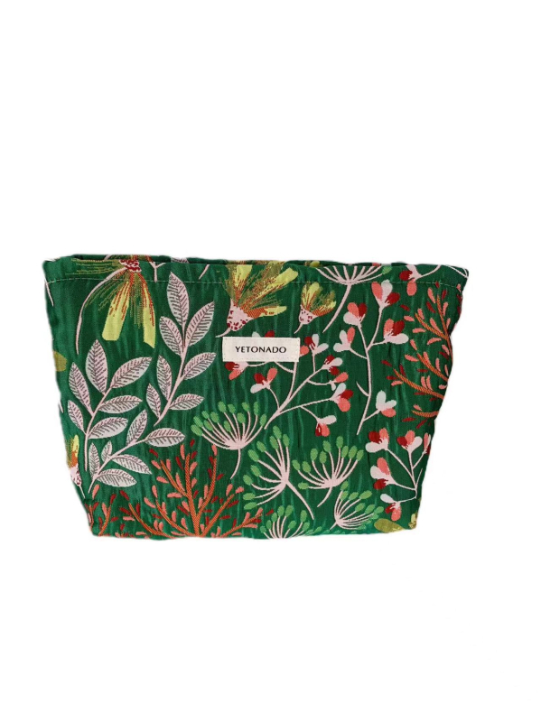 YETONADO kozmetikai táska | poliészter, bélés vászon, vízszintes négyzet alakú forma, cipzár, friss és édes stílus