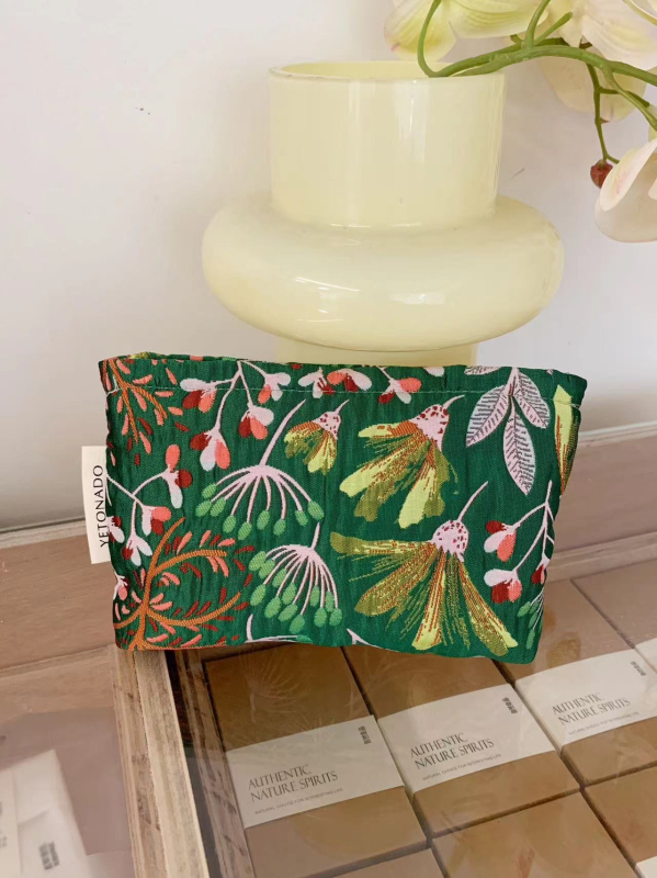 YETONADO kozmetikai táska | poliészter, bélés vászon, vízszintes négyzet alakú forma, cipzár, friss és édes stílus