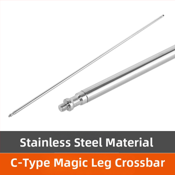 Στήριγμα φωτισμού για φωτογράφηση με C‑τύπου μαγικό πόδι, ενιαίο οριζόντιο ράβδος, κράμα αλουμινίου