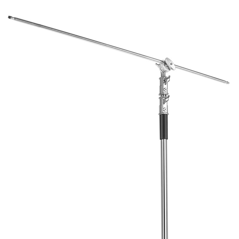 Στήριγμα φωτισμού για φωτογράφηση με C‑τύπου μαγικό πόδι, ενιαίο οριζόντιο ράβδος, κράμα αλουμινίου