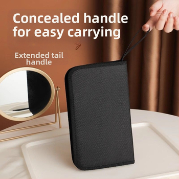 Τσάντα αποθήκευσης πινέλων μακιγιάζ, κυλινδρικού σχήματος, πολυλειτουργική, κατάλληλη για ταξίδια, αποθήκευση μακιγιάζ