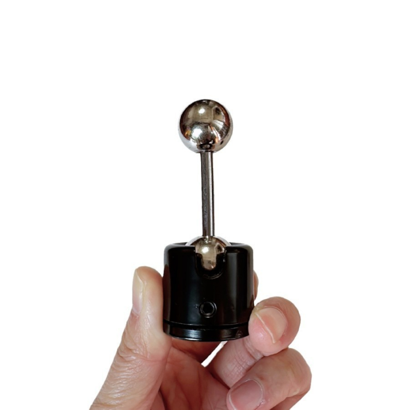 Mobiltelefonos élő közvetítéshez állvány 360° gömbfejjel (1/4-inch szabványos csatlakozás, Fém + műanyag, 360° forgás, kb. 100 g)