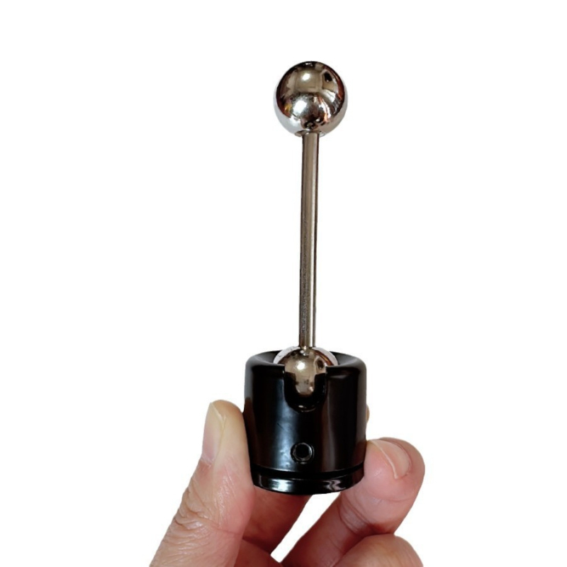 Mobiltelefonos élő közvetítéshez állvány 360° gömbfejjel (1/4-inch szabványos csatlakozás, Fém + műanyag, 360° forgás, kb. 100 g)