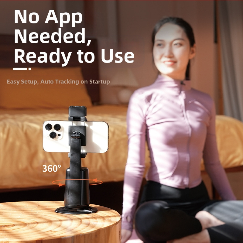 A200 интелигентен следящ гимбал с AI разпознаване на лица, панорамно снимане, вградена светлина за запълване, без монтаж