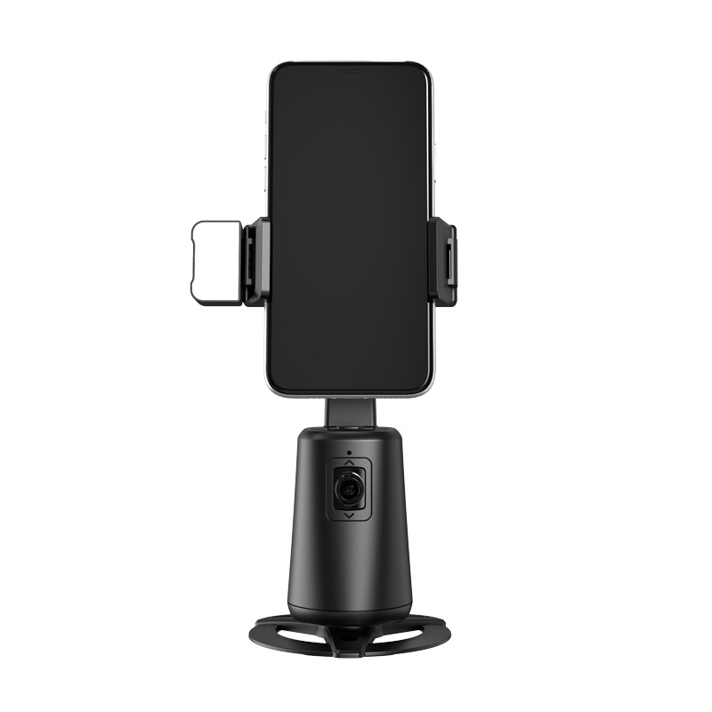 A200 gimbal inteligent de urmărire cu recunoaștere facială AI, filmare panoramică, lumină de umplere încorporată, fără instalare