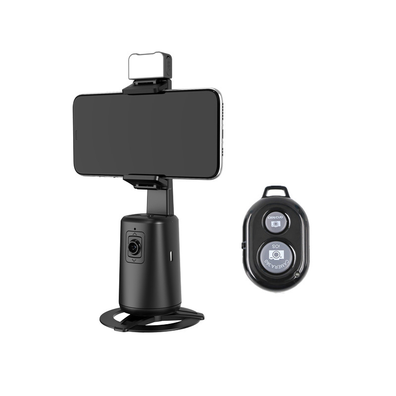 A200 gimbal inteligent de urmărire cu recunoaștere facială AI, filmare panoramică, lumină de umplere încorporată, fără instalare