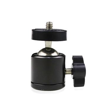 Metalo mažas pantilt trikojis su rutuline galva, universalus 1/4 colio sriegis, nešiojamas fotografijos priedas