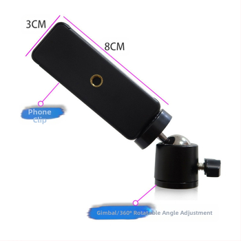 Metalo mažas pantilt trikojis su rutuline galva, universalus 1/4 colio sriegis, nešiojamas fotografijos priedas