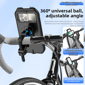 Държач за телефон за мотоциклети и велосипеди — пластмасов, общ стил, персонализируем и готов за частна марка