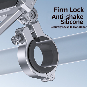 Boneruy държач за телефон от алуминиева сплав за велосипед/Е‑байк/мотор, CNC прецизна обработка, анодирано покритие