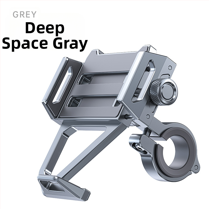 Boneruy držiak telefónu z hliníkovej zliatiny na bicykel/e-bike/motorku, CNC presné opracovanie, eloxovaný povrch