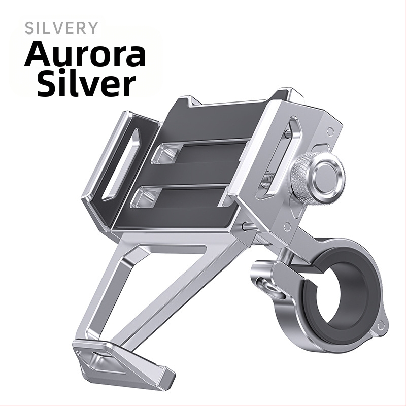 Boneruy držiak telefónu z hliníkovej zliatiny na bicykel/e-bike/motorku, CNC presné opracovanie, eloxovaný povrch