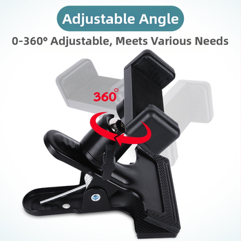 Θέση τηλεφώνου σε κεφαλή κιθάρας με κλιπ παρτιτούρας, καθολική βάση κινητών για ουκουλέλε και ζωντανές μεταδόσεις