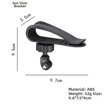 Κλιπ-βάση αυτοκινήτου για action κάμερες — GP20, ABS, γενική συμβατότητα, δυνατότητα προσθήκης λογότυπου