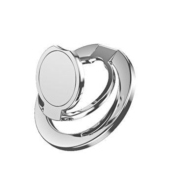 Пръстен държач за смартфони, електроплатиран магнитен сплав, сгъваем и въртящ се дизайн, съвместим с Apple