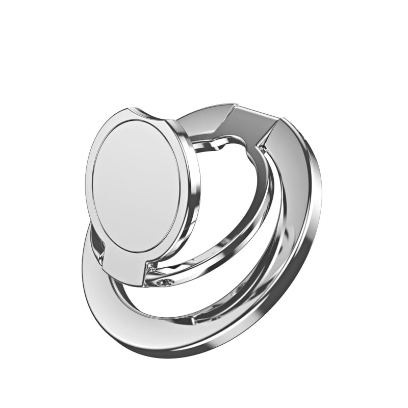 Držiak na telefón s prsteňom, elektroplatingový magnetický kov, skladací a otáčavý dizajn, kompatibilný s Apple