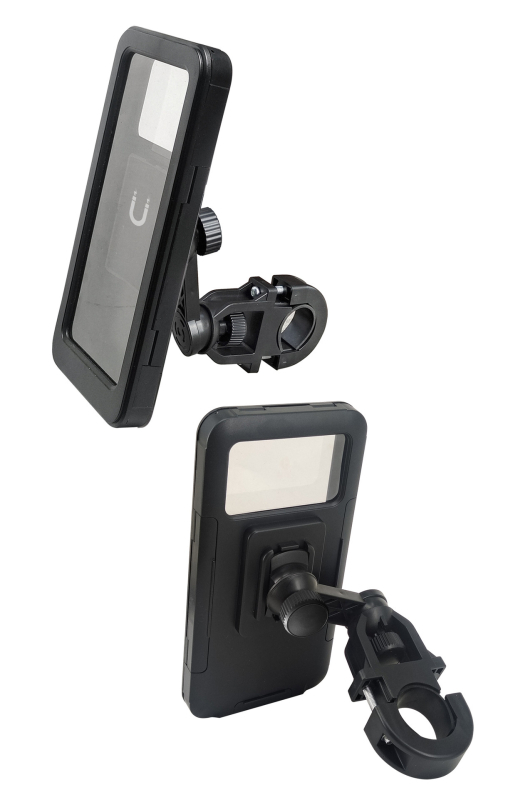 Държател за телефон за електрически превозни средства със водоустойчив калъф, сензорен екран, презареждаем ABS монтаж