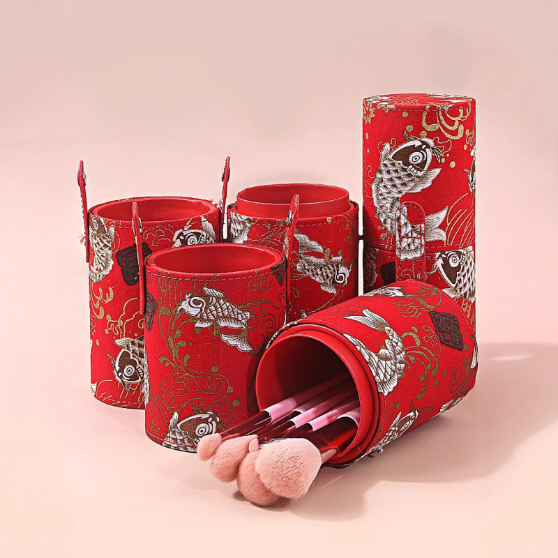 Charmoving Φορητό 1τεμ. Σετ Πινέλων Μακιγιάζ σε Θήκη Αποθήκευσης με Καπάκι