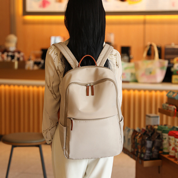 Γυναικείο σακίδιο Oxford, αστικός μινιμαλισμός, αδιάβροχο, κλείσιμο με φερμουάρ, εσωτερικές θήκες (με φερμουάρ, θήκη για κινητό)