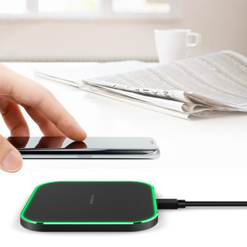 MagSafe ασύρματος φορτιστής — τετράγωνος επιτραπέζιος σχεδιασμός, 15W, PD, Type-C, αλουμινένιο κράμα