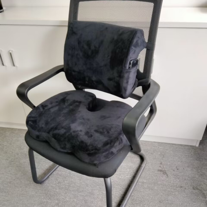 Memóriás pamut széktámasz készlet, töltet poliészter szálakból, egyszínű dizájn, modern minimalist stílus, testreszabható