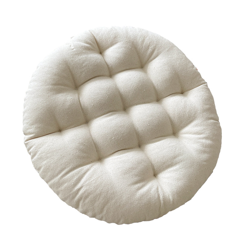 Japán stílusú székpárna, viscose rostból készült külső, PP pamut töltőanyag, egyszínű mintázat