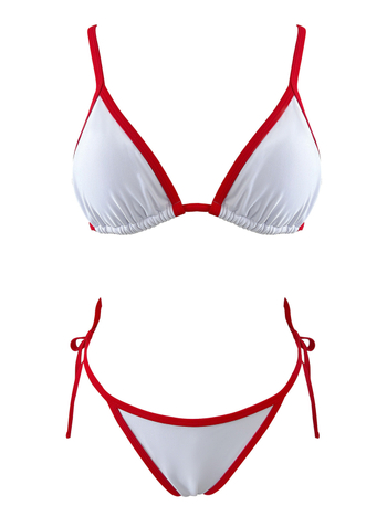 QBL`Y Γυναικείο Μπικίνι – μονόχρωμο σχέδιο, με επενδεδυμένο πάνω μέρος, πίσω χωρίς πλάτη, ελαστικό πολυεστέρα 80%, κατάλληλο για θαλάσσια σπορ