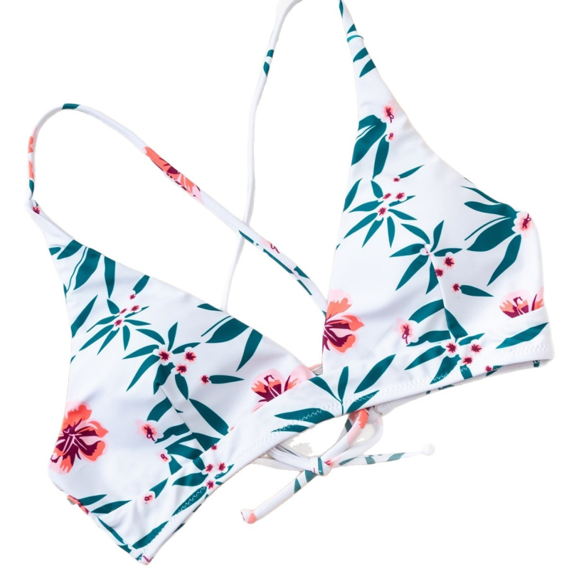 Ženski jednodijelni plivački top sa stražnjim vezivanjem, bez rukava, materijal: 80% poliester, podstava 20% spandex
