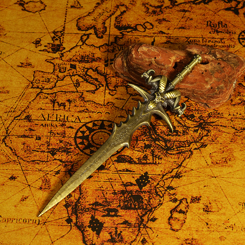 Ανοίχτης φακέλων από κράμα ψευδάργύρου, ρετρό σχεδίαση, φορητός, πολυλειτουργικό εργαλείο γραφείου για το άνοιγμα αλληλογραφίας και κοπή εγγράφων