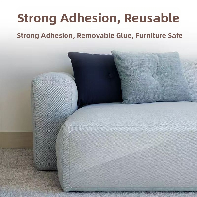 Kaķa skrāpējumu aizsardzības pārklājums gultai un dīvānam – caurspīdīgs PET aizsargfilms, minimālisma stils, 1 gab.