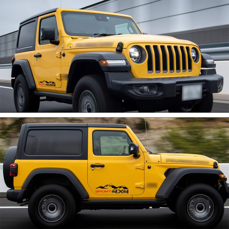 Kalford kültéri autó matrica – Hómező-jéghegy mintázat, öntapadós matrica, felhelyezés öntapadós típus