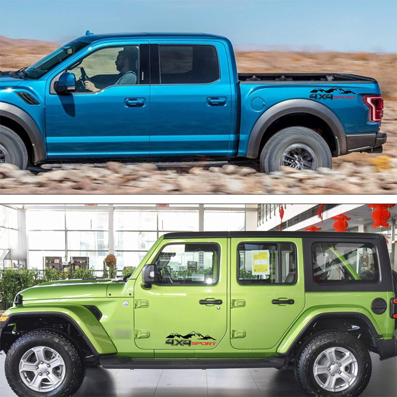 Kalford kültéri autó matrica – Hómező-jéghegy mintázat, öntapadós matrica, felhelyezés öntapadós típus