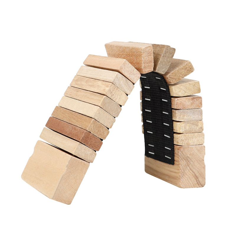 Orff ütőhangszer – Fa hangpanel kígyófogú sorral gyerekeknek, modell SY-86