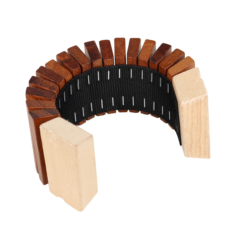 Orff ütőhangszer – Fa hangpanel kígyófogú sorral gyerekeknek, modell SY-86