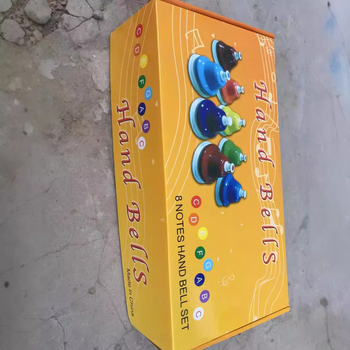 Orff sitamperkusija ar astoņiem tonumiem — rokas spiedējs zvaniņš bērnudārzam, mācību līdzeklis 4–6 gadu veciem bērniem, astoņtoņu melodijas pulkstenis