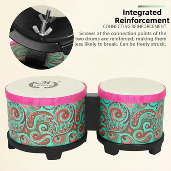 Beite ταμπουρίνι J166/J168 συνδεδεμένο τύμπανο, συσκευασμένο σε ατομικό χαρτόκουτο