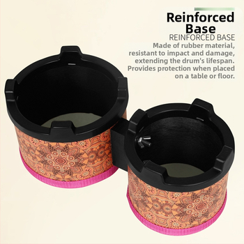 Beite ταμπουρίνι J166/J168 συνδεδεμένο τύμπανο, συσκευασμένο σε ατομικό χαρτόκουτο