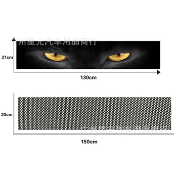 Autó karosszéria dekor matrica geometriai mintával, átlátszó 3D design (Material: matrica; Testreszabás: Igen; Minta: Geometriai; Telepítés: ragasztásos)