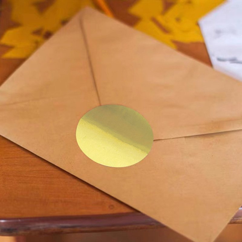 Srce i kružni samoljepljivi dekorativni etiketi za pakiranje; prilagodljiva obrada; materijal: lasersko ljepilo; podloga: Glassine papir; tisak: letterpress; snaga rastezanja: jaka