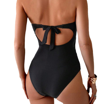 Γυναικείο ολόσωμο μαγιό με σχεδιασμό χωρίς τιράντες και αποσπώμενες τιράντες, με επένδυση στο μπούστο χωρίς μεταλλική ενίσχυση, πολυεστερικό ύφασμα, χωρίς μανίκια.