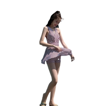 Γυναικείος ολόσωμος μαγιό, στενή γραμμή, με μπανέλες και επένδυση στήθους, πολυεστερικό ύφασμα