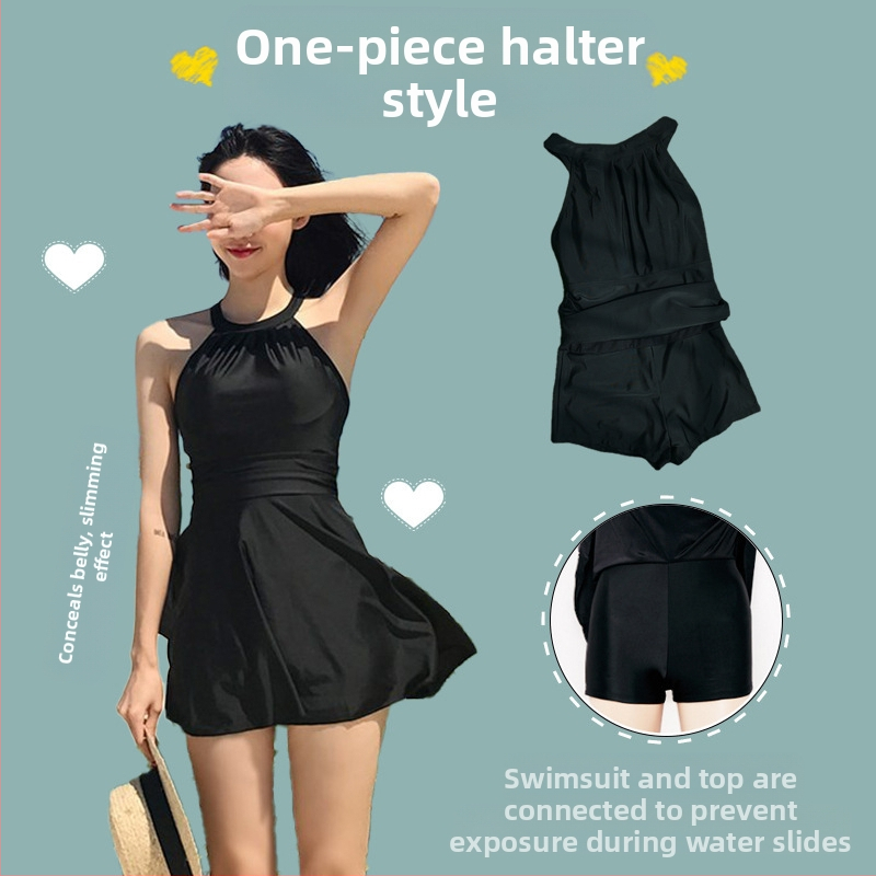 Jednodijelni kupaći kostim s umetkom za prsni koš, bez čeličnih potpora; konzervativan jednostavan dizajn; materijal najlon 86% spandex; podstava poliester 96% spandex