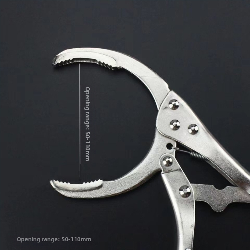 Кламп-стайл ключ за филтър на масло за автомобилна поддръжка, инструмент за демонтаж/монтаж на филтър, марка KUNTAI, тегло 0.5