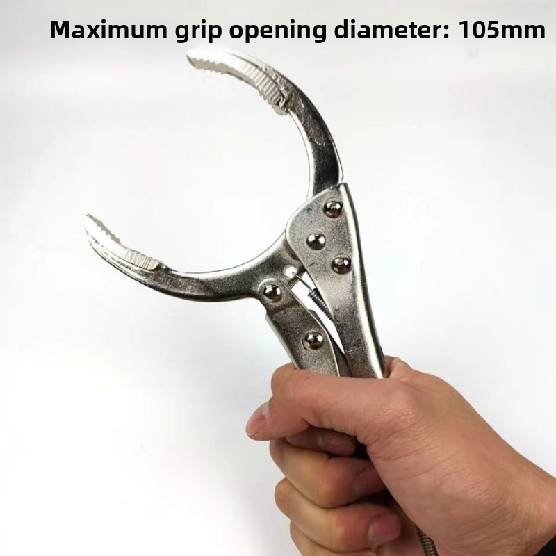 Кламп-стайл ключ за филтър на масло за автомобилна поддръжка, инструмент за демонтаж/монтаж на филтър, марка KUNTAI, тегло 0.5