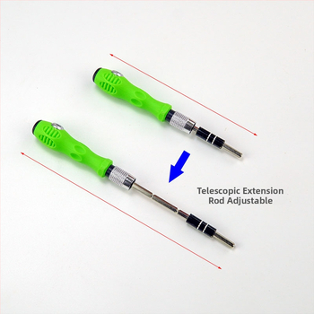 Jianuo Hardware 32-в-1 многофункционален комплект отвертки за телекомуникационна поддръжка, стомана хром-ванадий